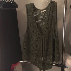 Crocheted vest