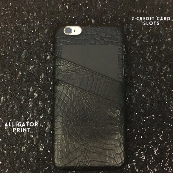 LAST ONE! CROC CARD HOLDER IPHONE CASE✨