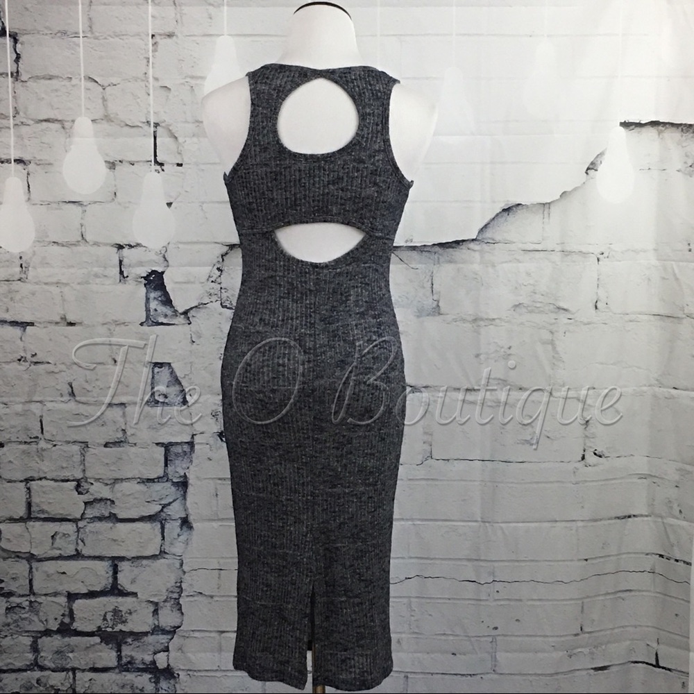 🎉CLEARANCE🎉Dark Blue Cut-Out Back Tank Dress - Picture 3 of 4
