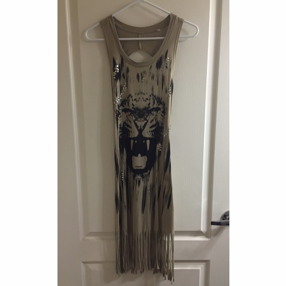 Guess fringe dress