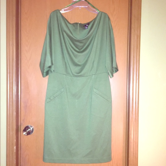 New Directions Green Dress - Picture 1 of 3