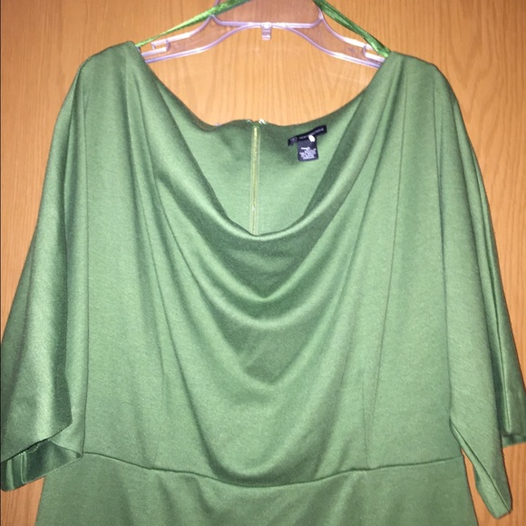 New Directions Green Dress - Picture 2 of 3