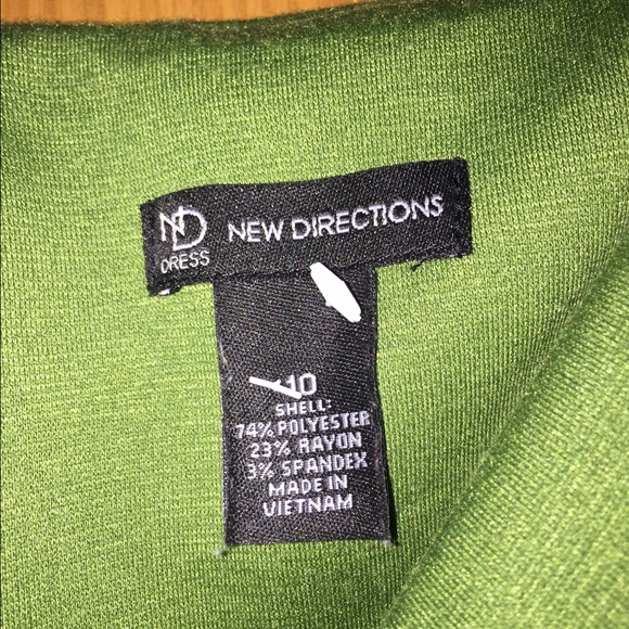 New Directions Green Dress - Picture 3 of 3