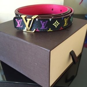 Louis Vuitton multicolor belt