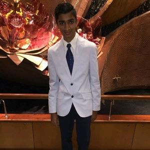 Young mens/boys blazer suit perfect for thin men