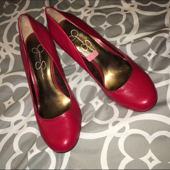Jessica Simpson Shoes - JESSICA SIMPSON Red Pumps