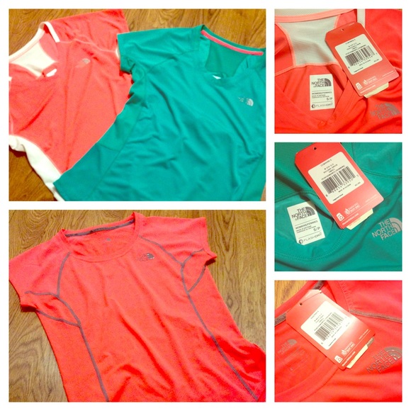 NWT 3 The North Face workout tees!