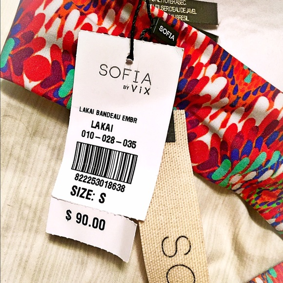 Sofia by Vix swim top - size small - new with tags - Picture 4 of 4