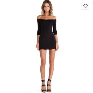 BLQ BASIQ off the shoulder mini dress