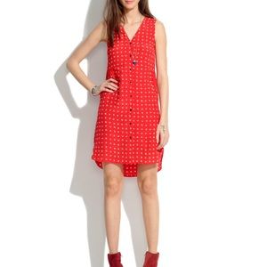 Madewell silk flower dress