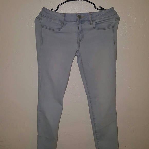 Light blue skinny jeans