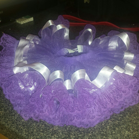Ribbon/lace trim tutu