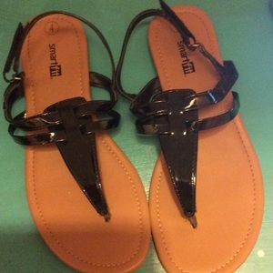 Black sandals