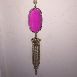 Kendra Scott Rayne Necklace in Magenta