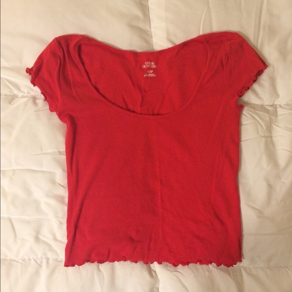 Urban Outfitters Red Crop Top