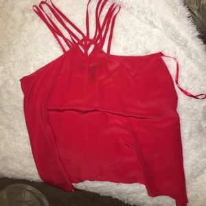 BCBGMaxAzria Red Tank