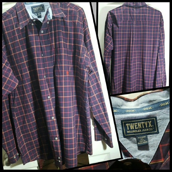 Men's wrangler button down