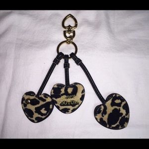 Juicy couture cheetah keychain