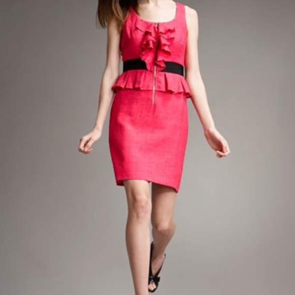Phoebe Couture Peplum/Ruffle dress