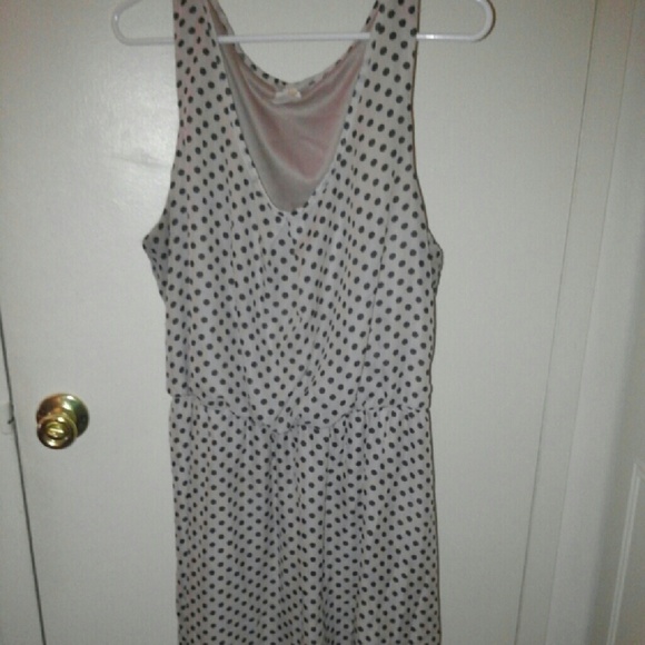 Pretty Beige and black polka dot sundress.  3xl.