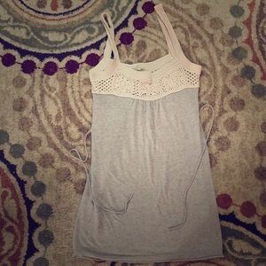 Crochet top beach cover up