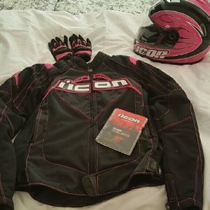 Motorcycle Jacket Three Piece