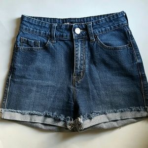 BDG High Rise Rolled Cuff Shorts