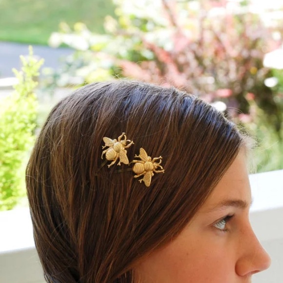 Gold Tone Bee Forest Boho Hairpin Accessory Set - Picture 2 of 3