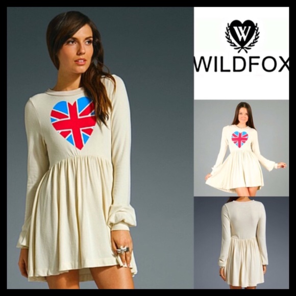 ❗️1-HOUR SALE❗️WILDFOX Mini Dress British Babydoll - Picture 3 of 6