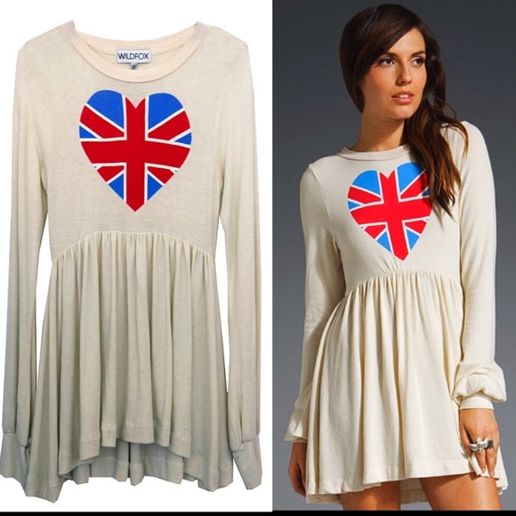 ❗️1-HOUR SALE❗️WILDFOX Mini Dress British Babydoll - Picture 6 of 6