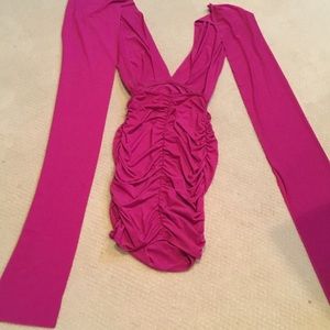 Mods International self tie bra-less dress