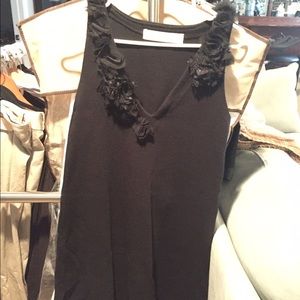 Zara knit v neck sweater dress