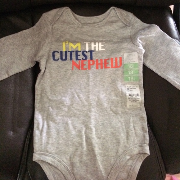 CLOSET CLOSING Carter's baby- slogan bodysuit