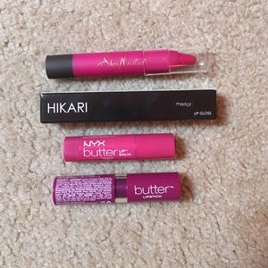 Lip Product Bundle!! (NYX, HIKARI, Shea Moisture)