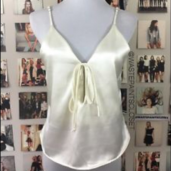 ISO brandy Melville Valentina tank in cream