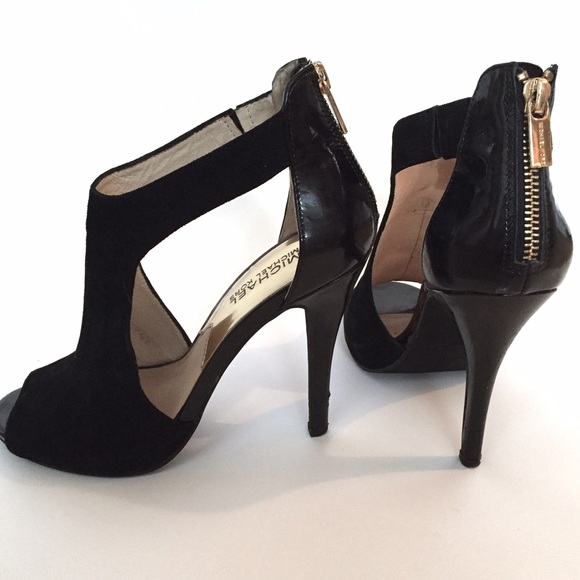 MICHAEL Michael Kors Shoes - Black Cutout Michael Kors Heels