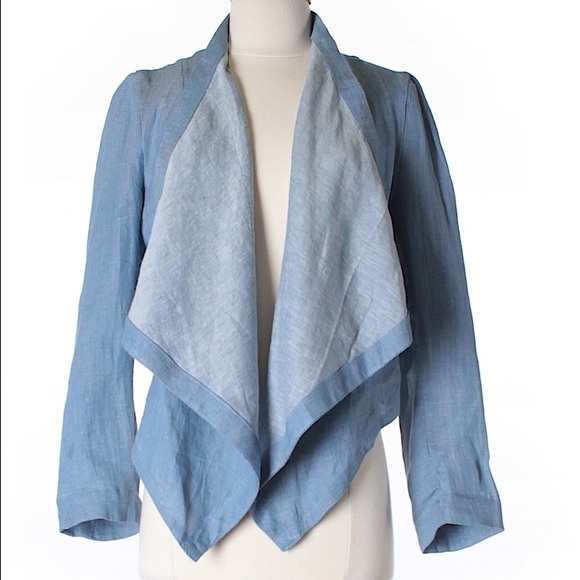 Vivienne Tam Jackets & Blazers - 🎉HP 11/2🎉 Vivienne Tam Chambray Linen Jacket