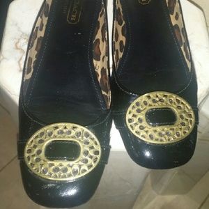 Authentic Coach black  Patent leather flats.
