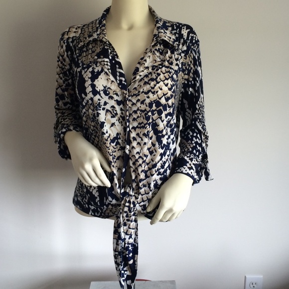 Cache - Leopard print blouse