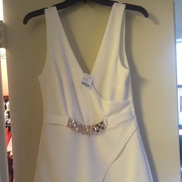 Plunging neckline romper
