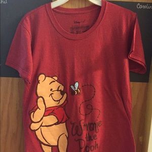 Winnie the Pooh red tshirt