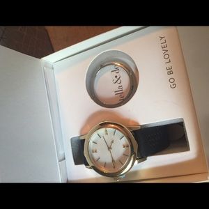 Stella & Dot Black Watch