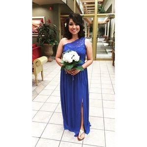 Royal blue gown/dress