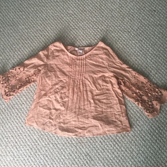 A creamy blouse size small