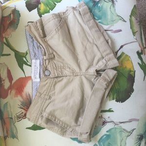 Aeropostale midi twill shorts