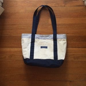 Vineyard vines custom ADPi canvas tote
