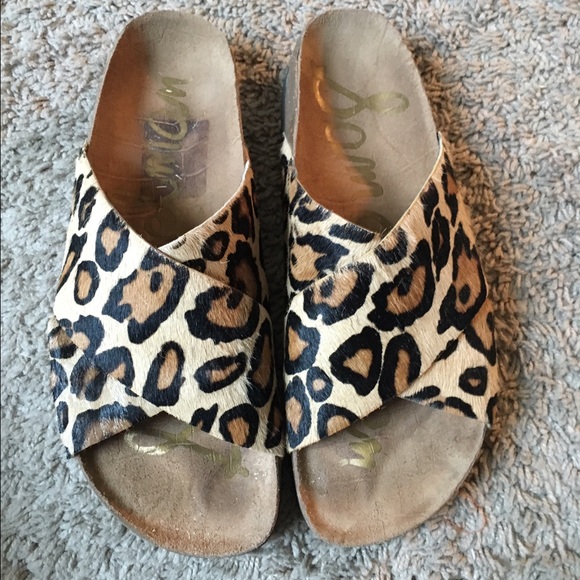 Sam Edelman leopard sandals