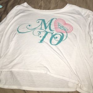 Fly racing crop top