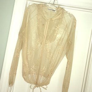 Sheer beach coverup/light jacket 🌺🌻