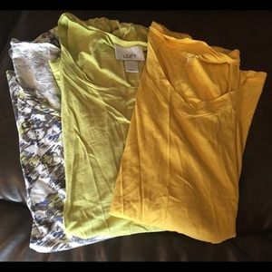 Set of 3 shirts all from The Loft
